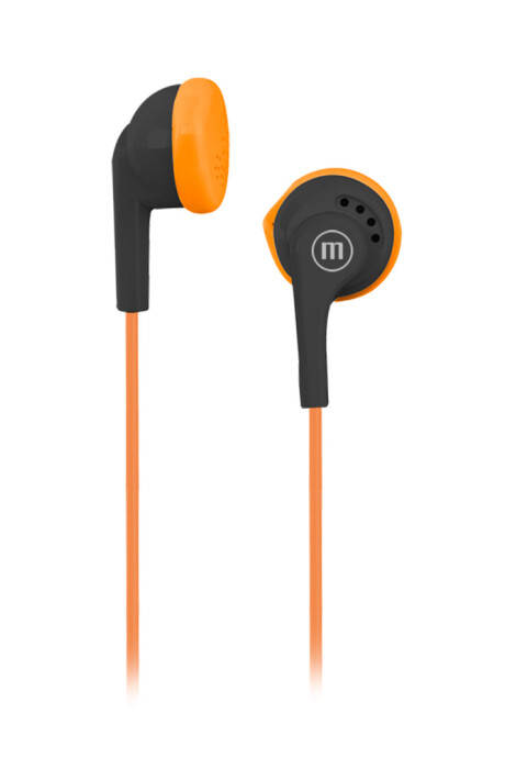 Auriculares Cableados Para Celular Laptops Tablets Maxell EB-95 Naranja