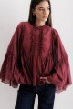 Camisa Lyra Bordeaux