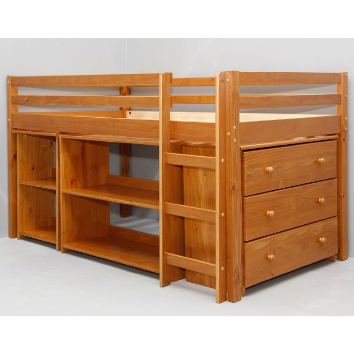 Cama + Escritorio Woods Madera 