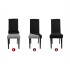 Funda Cubre Sillas Universal Comedor Elastizada Lavable X2 Variante Color Blanco