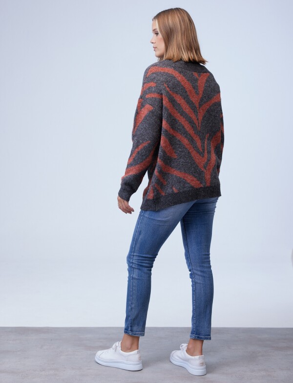 Buzo Print Oversize MULTI/GRIS