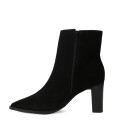 Botas de Mujer Bottero Caña Baja En Punta de Cuero Negro