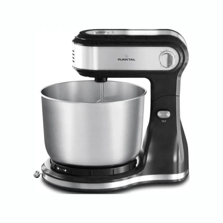 Batidora Con Bowl Giratorio PUNKTAL PK-7050 BIX 6 Velocidades - B / N Batidora Con Bowl Giratorio PUNKTAL PK-7050 BIX 6 Velocidades - B / N