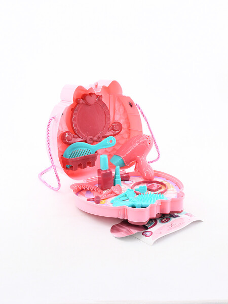 SET BELLEZA CON CARTERITA ROSADO