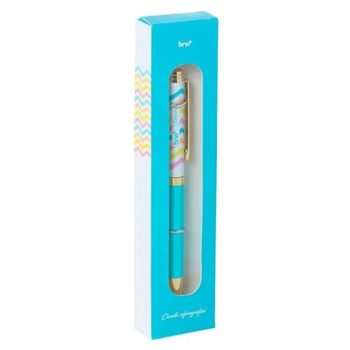 Boligrafo BRW en Estuche - Celeste 