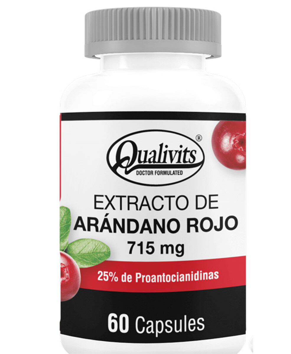 Qualivits - Extracto de Arándano Rojo - 60 Capsulas 