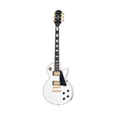 Guitarra Electrica Epiphone Les Paul Custom Alpine White C/ Funda Guitarra Electrica Epiphone Les Paul Custom Alpine White C/ Funda