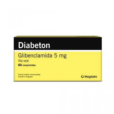 Diabeton 5 Mg. 60 Comp. Diabeton 5 Mg. 60 Comp.