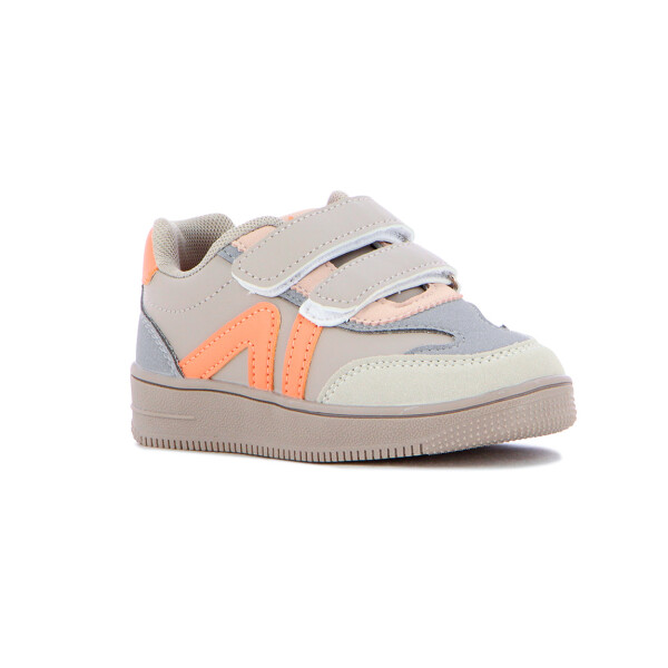 Championes Austral Kids Light Beige Naranja Beige-naranja