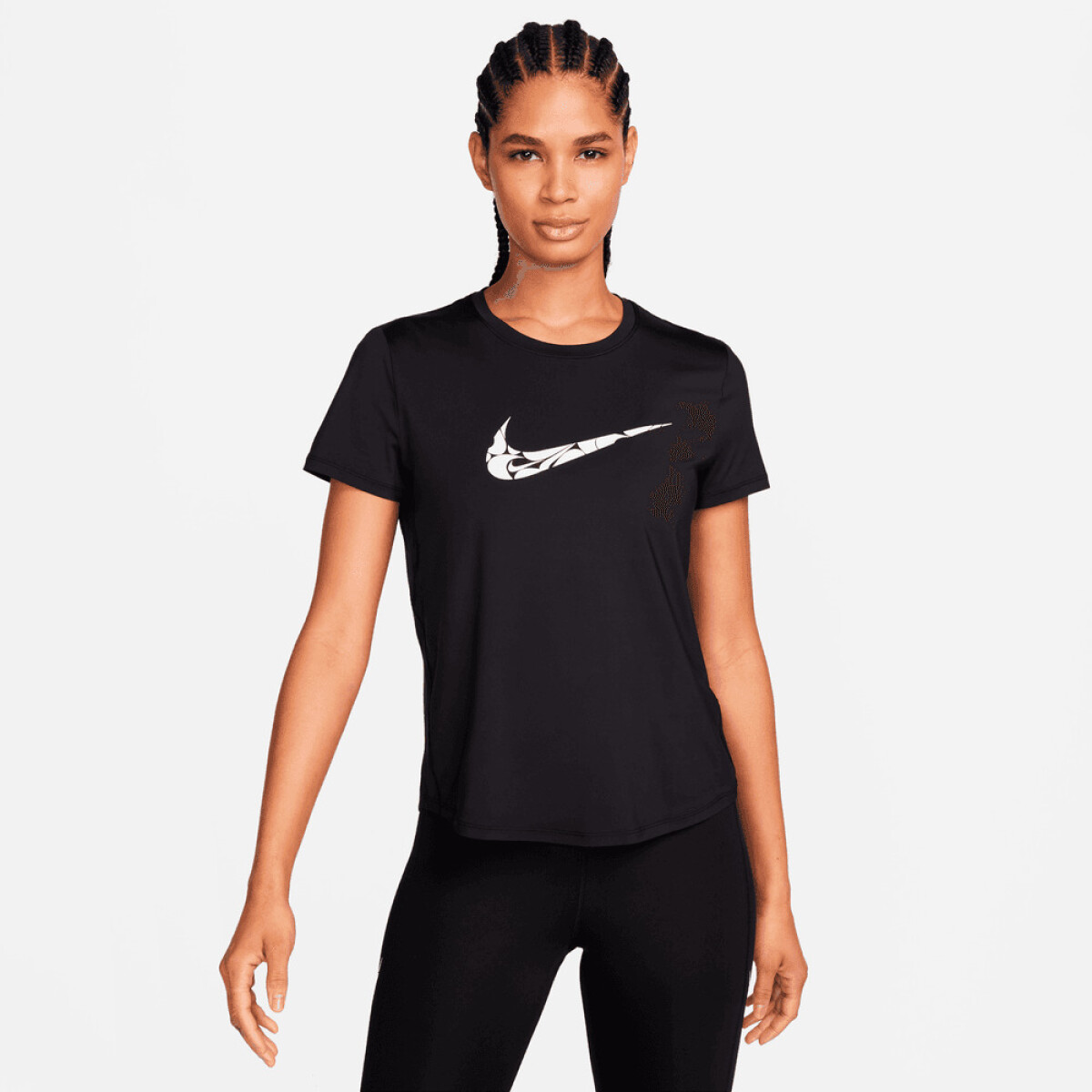 Camiseta Nike One Swoosh de Mujer - Gris 