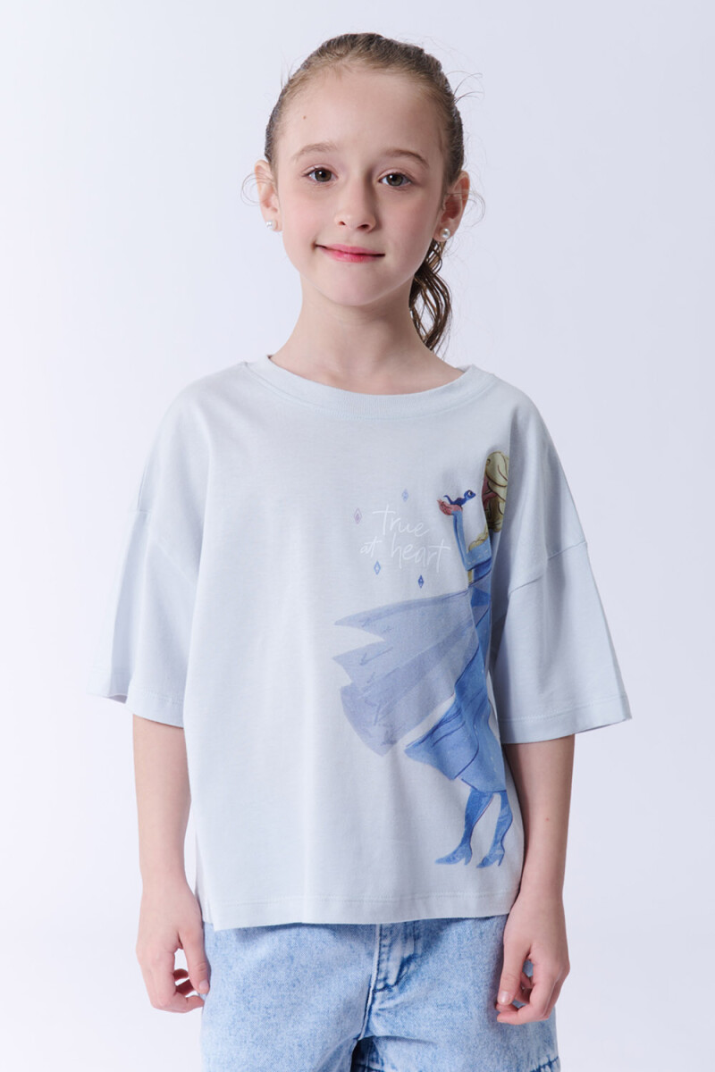 Remera manga corta disney frozen Disney Frozen Celeste