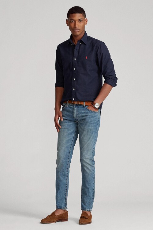Camisa Oxford Polo Ralph Lauren Azul marino