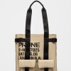 Bolso Daily en efecto cuero rubber Taupe