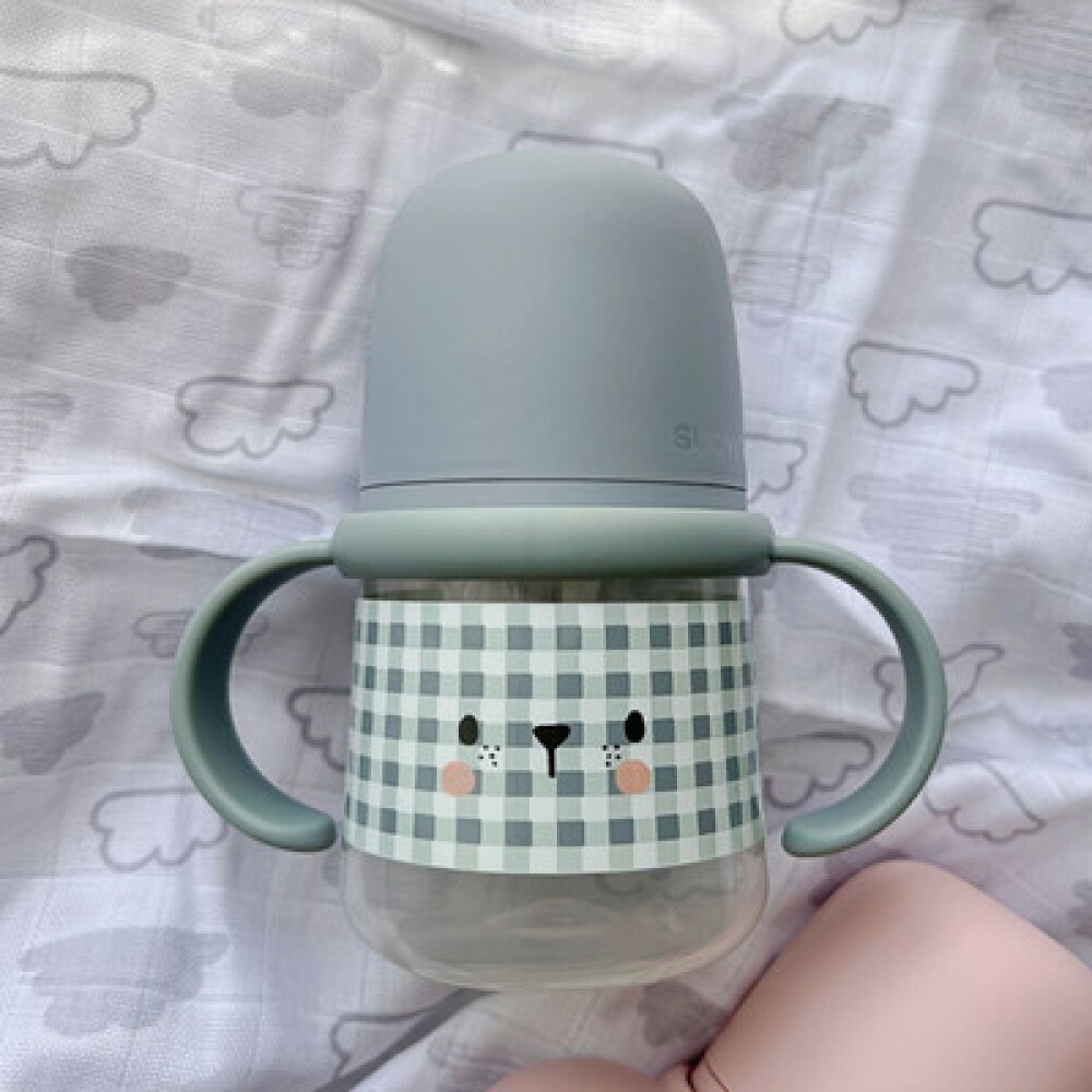 Vaso First Bottle SX PRO 6m+ SUAVINEX cuadrille celeste
