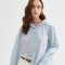 Camisa Jiardin Celeste Claro