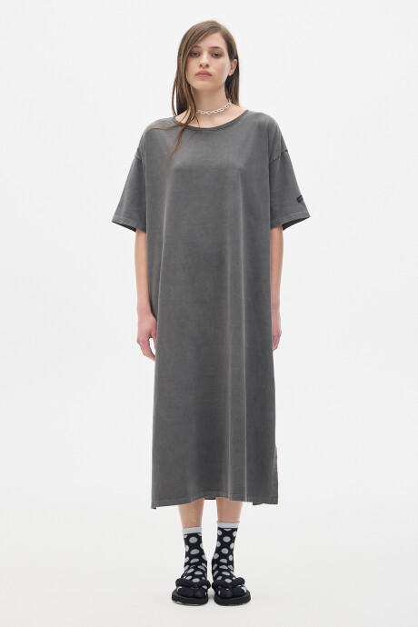 Vestido Pad Cotton Grey