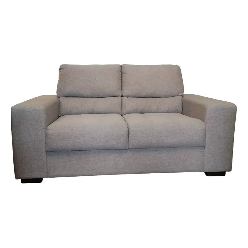 SOFA 2 CUERPOS - TELA GRIS CLARO SOFA 2 CUERPOS - TELA GRIS CLARO