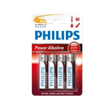 Pila Alkalina Philips Blister X 4 Aa Power 001