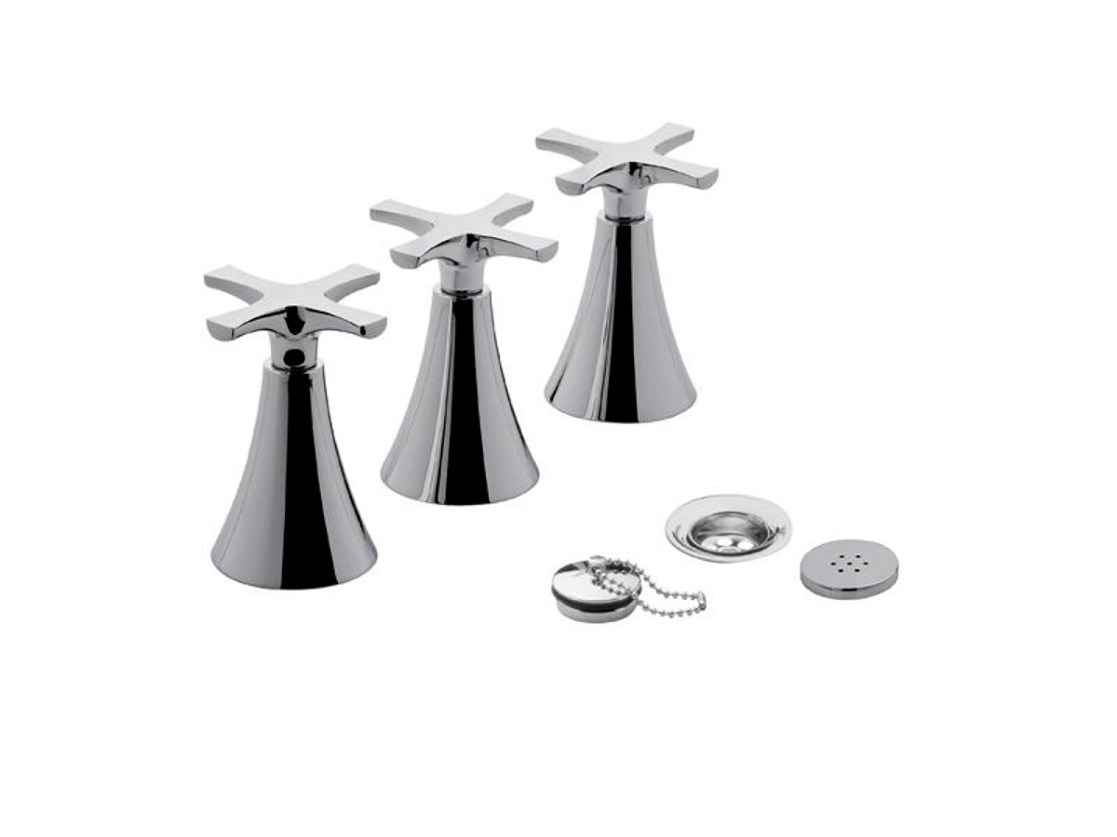 Griferia De Bidet Cromo Bimando Linea Alesia Fv 