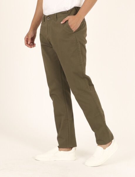 080422 PANTALÓN SPORT S/PINZAS HARRY Verde Oscuro