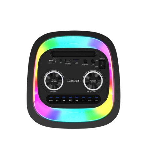 Parlante activo Aiwa AWPOH4D 600W PMPO TWS/FM/BT/USB Negro