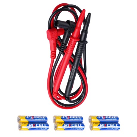 Set Ingco pinza amperimétrica + tester multímetro + detector de voltaje Set Ingco pinza amperimétrica + tester multímetro + detector de voltaje