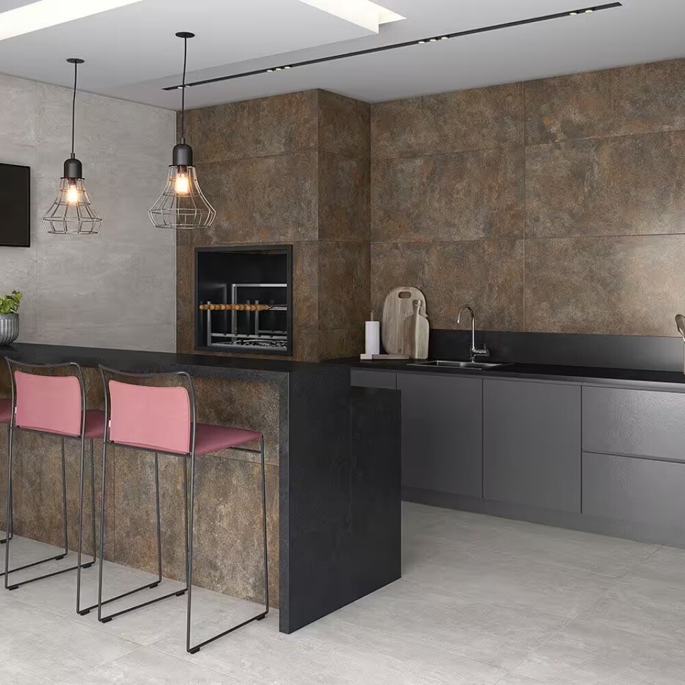 Gres Corten rustico 60x120 cm Mate y Rectificado Gres Corten Rustico 60x120 Cm Mate Y Rectificado