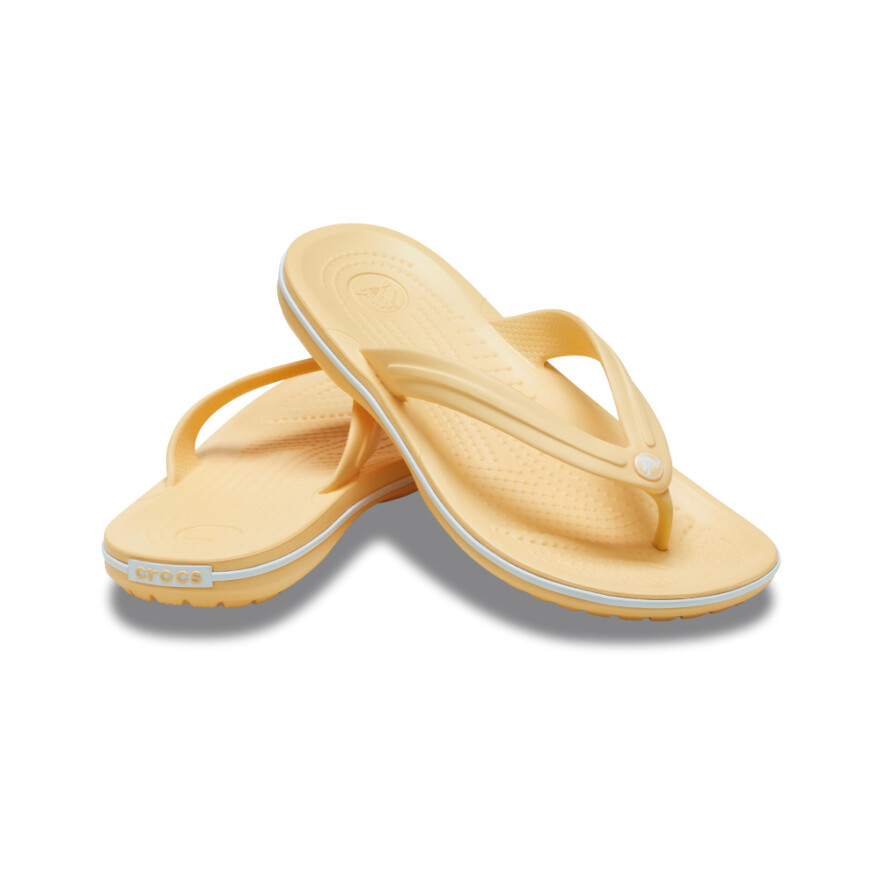 Sandalias Crocband Flip Unisex Golden Hour