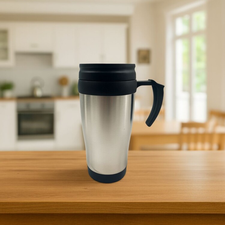 VASO TÉRMICO ALTO 450ML PLATEADO