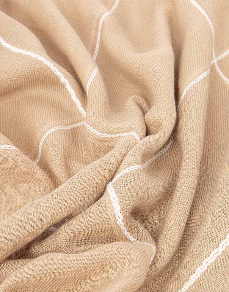 Pashminas Special Price Pashmina A Cuadros - Combinacion Bicolor