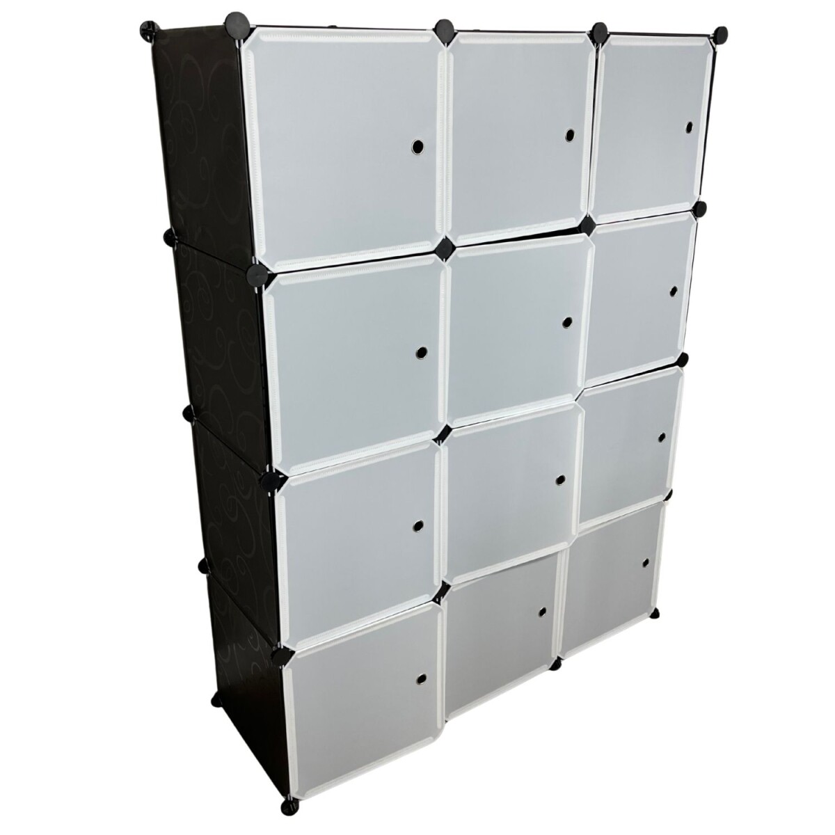 Armario Plástico Lumax 12 Puertas Desmontable Portátil - Blanco 