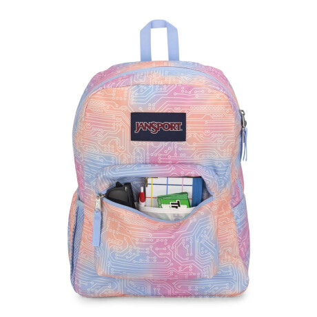 Mochila Escolar Jansport Cross Town Original Unisex Urbana Ombre Motherboard