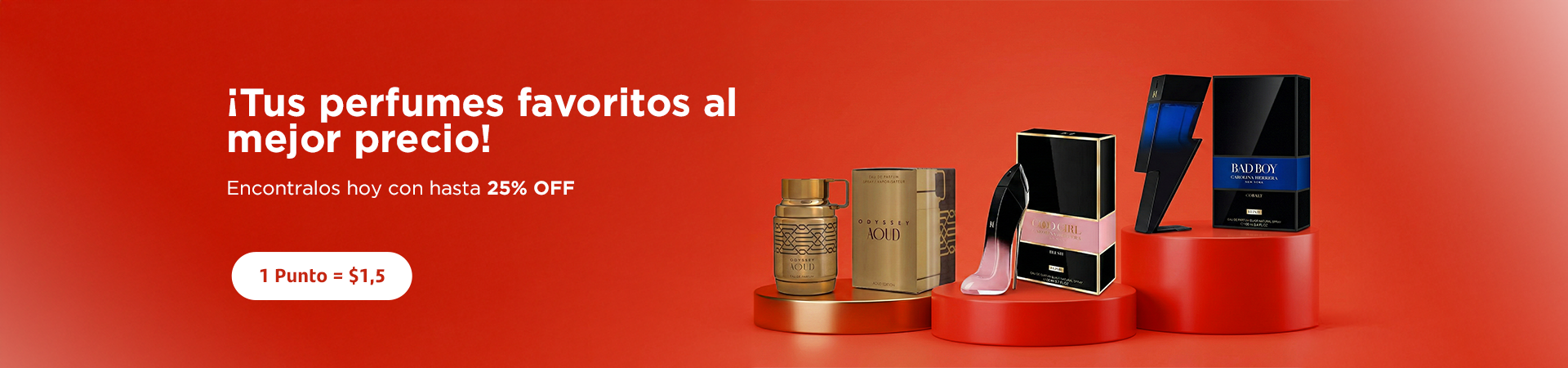 Fragancias puntos valen más