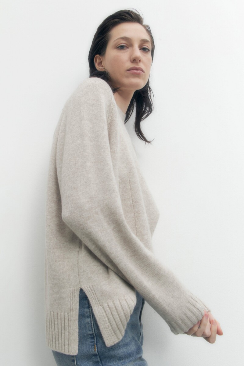 Sweater Porto - beige melange 