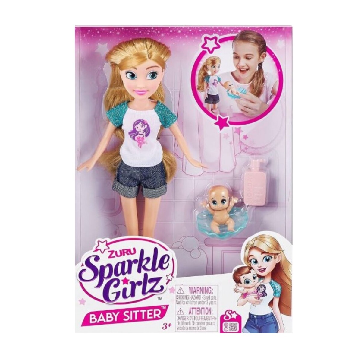Muñeca Sparkle Girlz Dolls & Lifestyle Niñera 