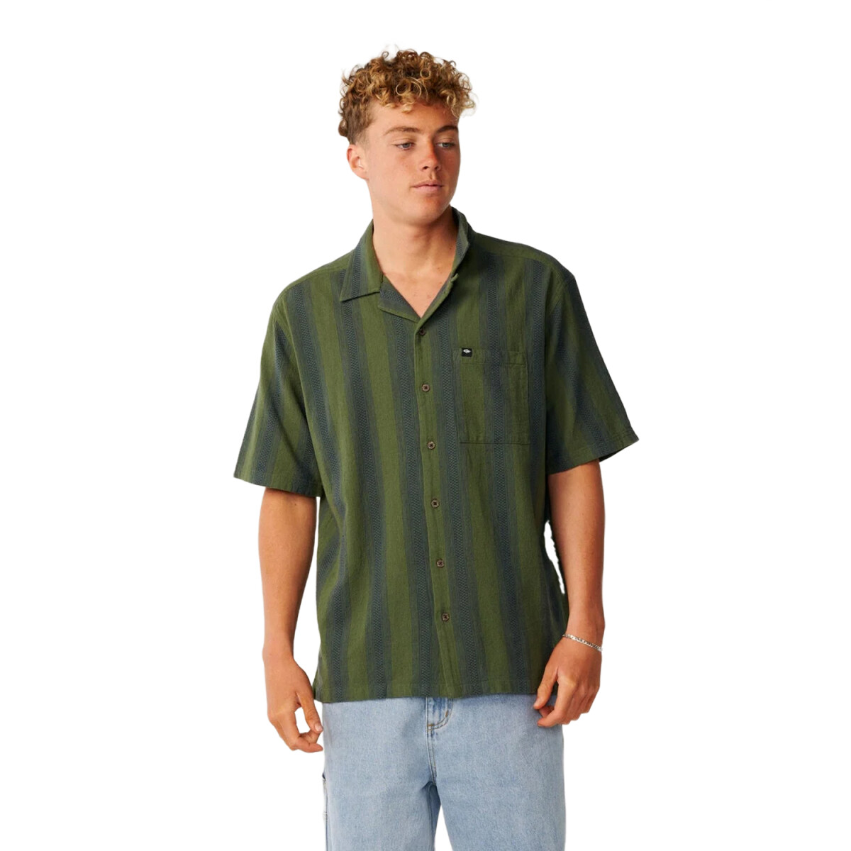 Camisa Rip Curl Classic Surf Weaver - Verde 