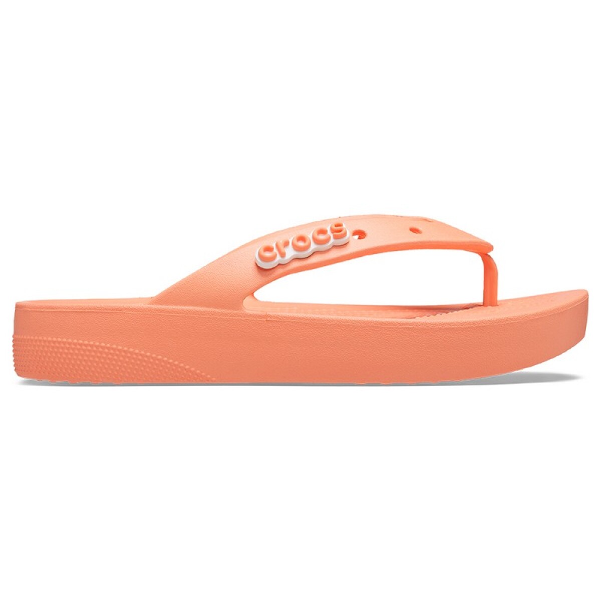 Ojotas Crocs Classic Flip Platform - Naranja 