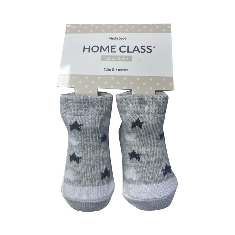 Medias Bebé Home Class Diseños Surtidos 0 a 6 Meses Unisex