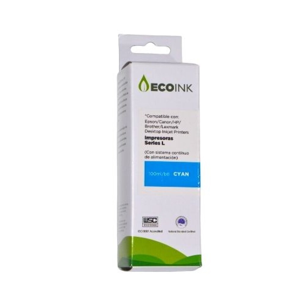 TINTA UNIVERSAL COLOR CYAN 100ML. TINTA UNIVERSAL COLOR CYAN 100ML.