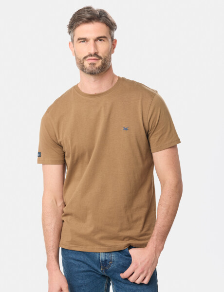 REMERA LISA DE ALGODÓN Mostaza