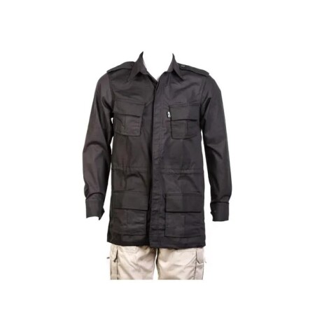 Camisaco chaqueta con protección UV50 - Fox Boy Negra