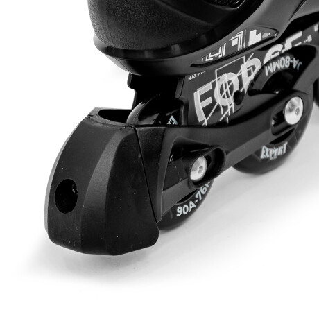 Rollers Super Profesional Aluminio Silicona Abec11 Negro