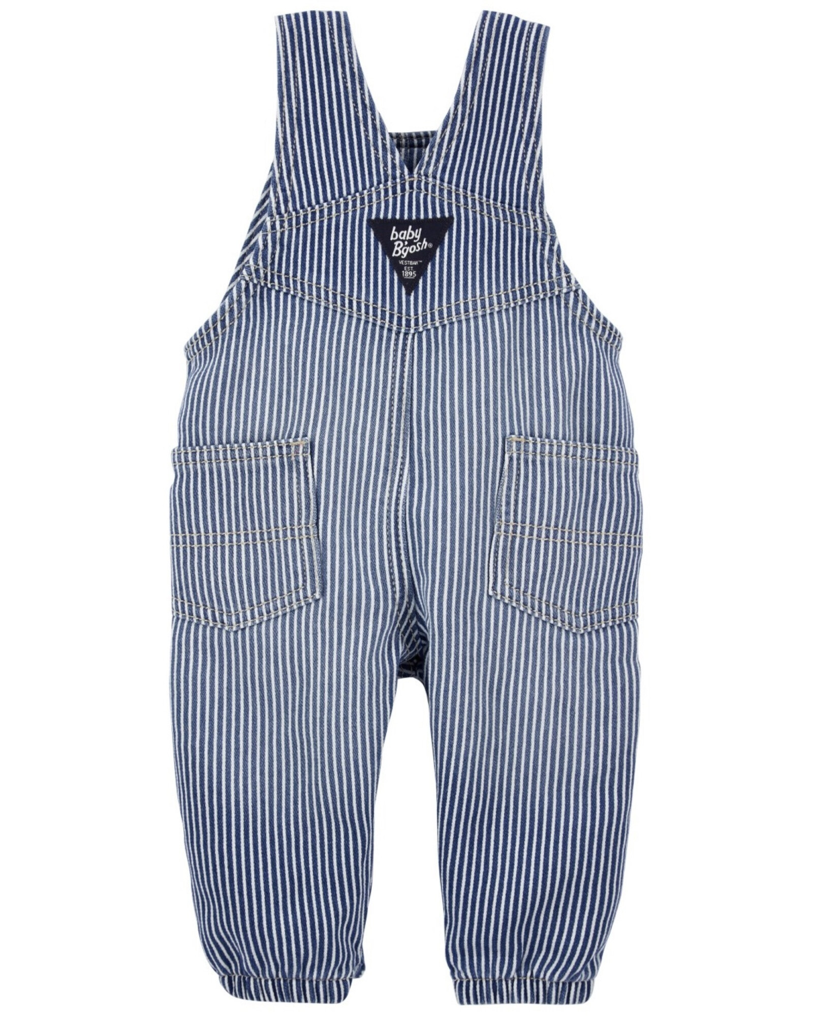 Enterito jean diseño a rayas hickory Sin color