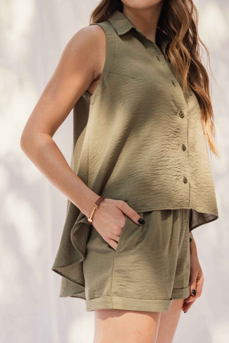 CAMISA AMALFI MOSS GREEN CAMISA AMALFI MOSS GREEN