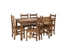Juego De Comedor Lucia Plus 6 Sillas - Madera Oscuro