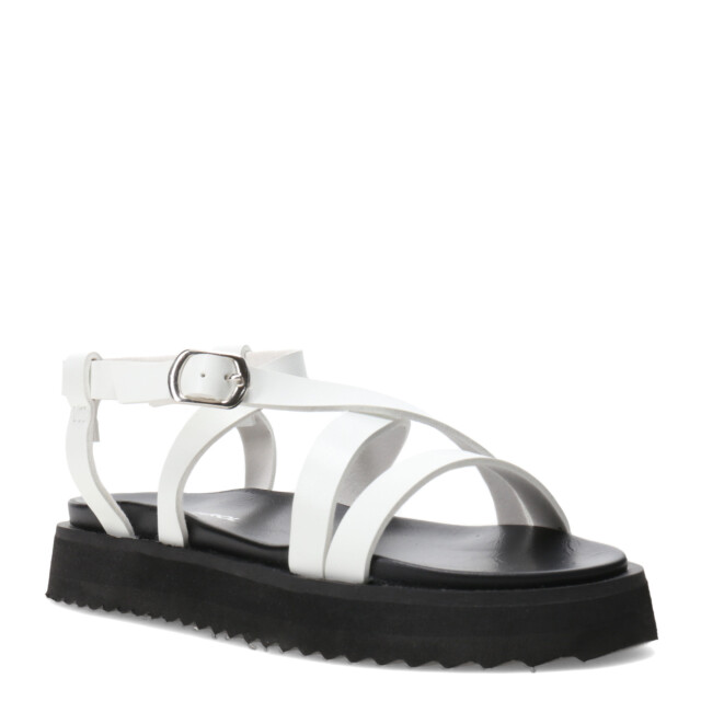 Sandalias de Niña MINI Miss Carol Califa Con Tiras Blanco