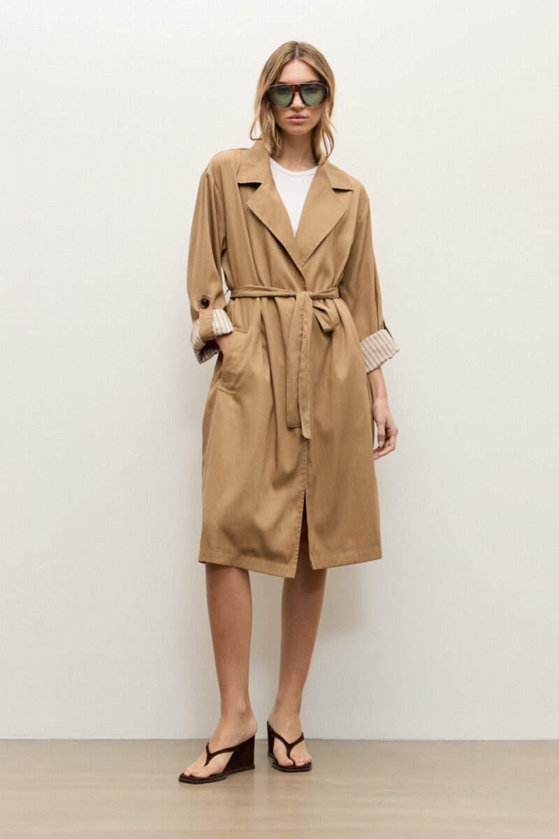 Trench Lyocell beige