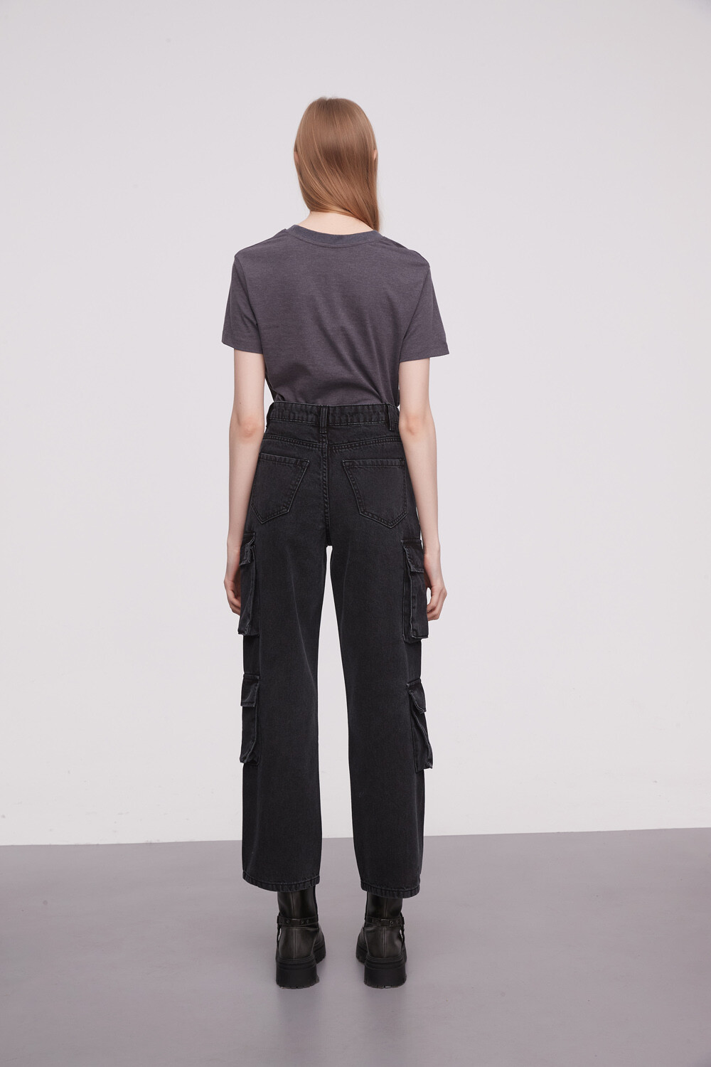 Pantalon Marga Gris Oscuro