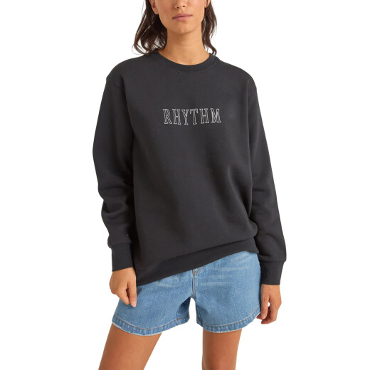 Buzo Rhythm Flagship Boyfriend - Negro Buzo Rhythm Flagship Boyfriend - Negro