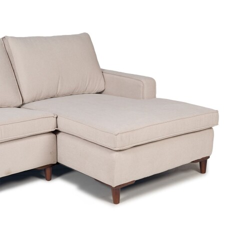 Rinconera Sevilha - Tela Microfibra - Chaise Derecho AA-10 (Beige)